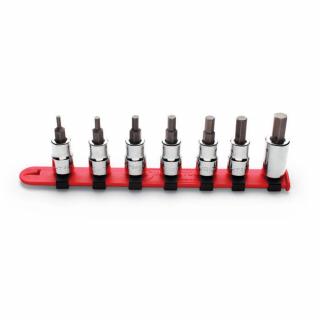 Wright Tool 3/8 Inch Drive 7 Piece Hex Socket Bit Set